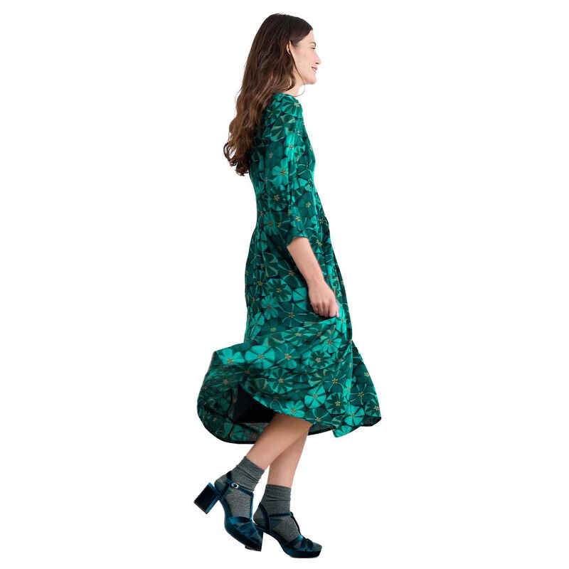 Seasalt Cornwall Etta Dress Handicraft Flowers Onyx image number 0